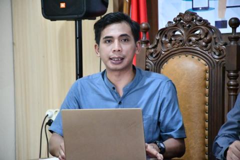 Koordinator Divisi Pencegahan, Parmas dan Humas Bawaslu Kabupaten Semarang, Muharom Al Rosyid, S.Pd