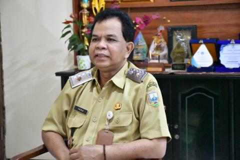 Kepala Badan Kesatuan Bangsa dan Politik Kabupaten Semarang, Suyana saat menerima Audiensi Bawaslu Kabupaten Semarang, Selasa 27 Januari 2026