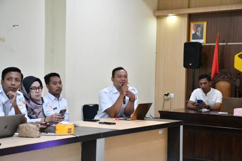 Tim Humas Bawaslu Kabupaten Semarang, Muhlasin dalam Penjelasannya di Kegiatan Rabu Smart "Peningkatan Kehumasan" Bawaslu Kabupaten Semarang, Rabu 28 Januari 2026