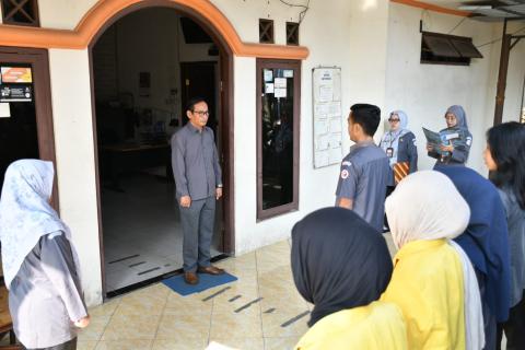 Suasana apel pagi Bawaslu Kabupaten Semarang pada 6 April 2026.