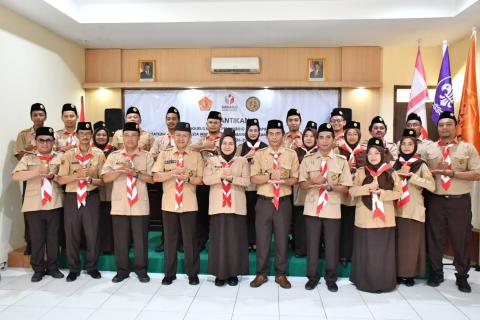 Foto Kegiatan Pelantikan dan Pengukuhan Majelis Pembimbing dan Pinsaka Adhiyasta Pemilu Kwarcab Gerakan Pramuka Semarang Masa Bakti 2026-2031, Selasa 12 Mei 2026