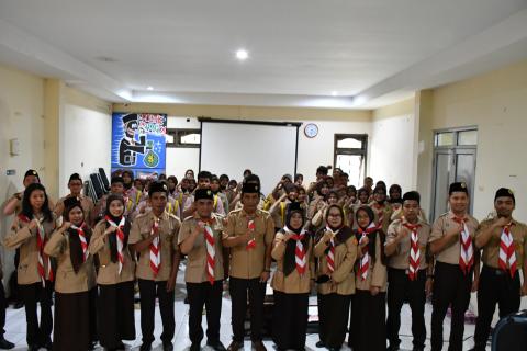 Kegiatan Pengukuhan Anggota Saka Adhyasta Pemilu Bawaslu Kabupaten Semarang, Rabu, 21 Oktober 2026