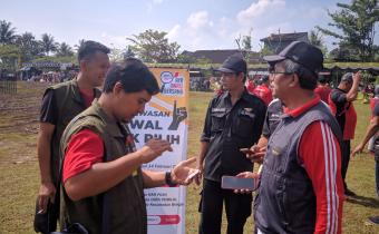 Kawal Hak Pilih, Panwaslu Kecamatan Bringin Lakukan Patroli Pengawasan