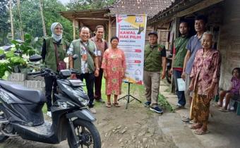 Patroli Pengawasan, Panwascam Bancak Meluncur ke Wilayah Perbatasan