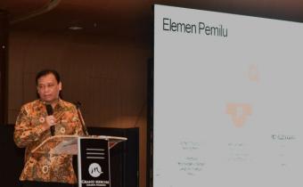 Abhan Ketua Bawaslu RI, Jabarkan Empat Elemen Penentu Kesuksesan Pemilu