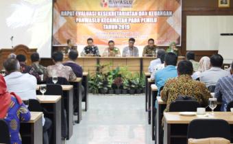 BAWASLU Gelar Rapat Evaluasi Keuangan