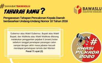 Jelang Pilkada 2020, Bawaslu Imbau Bupati Tak Rotasi Pejabat