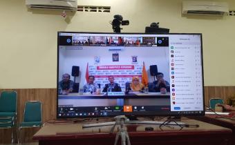 Bawaslu Kabupaten Semarang ikuti arahan dari Bawaslu Jateng Melalui Video Conference