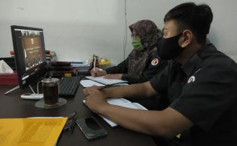 Bawaslu kabupaten Semarang Ikuti Vicon, Bahas Penyelesaian Sengketa dan SKPP Daring