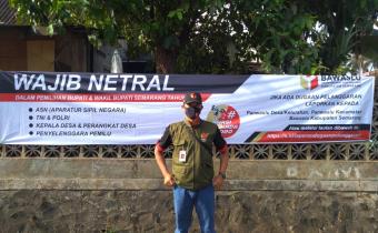 Maksimalkan Fungsi Pencegahan, Bawaslu Pasang Spanduk Pengawasan