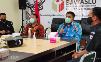 Kunjungan Kerja Komisi A DPRD Jawa Tengah di Bawaslu Kabupaten Semarang