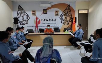 Perbarui DIP,  PPID Bawaslu Kabupaten Semarang Gelar Rapat antar Divisi