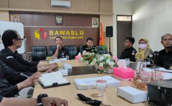 Bahas Netralitas Kades dan Perangkat,  Bawaslu Gandeng Dispermasdes Kab. Semarang