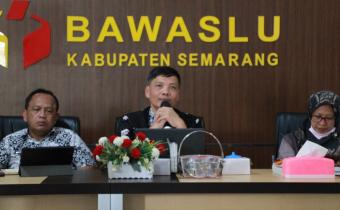 Bawaslu Kabupaten Semarang Gelar Rapat Penyusunan Renja dan Anggaran Pilkada Serentak 2024