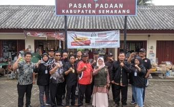 Serbu Pasar Padaan, Panwaslu Kecamatan Pabelan Patroli Pengawasan Kawal Hak Pilih