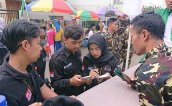 Panwascam Tuntang Patroli Pengawasan Kawal Hak Pilih di Acara Harlah 1 Abad NU