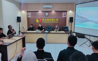 Tingkatkan Kinerja Jajarannya, Bawaslu Menggelar Rapat Fasilitasi Pembinaan dan Penguatan Kelembagaan