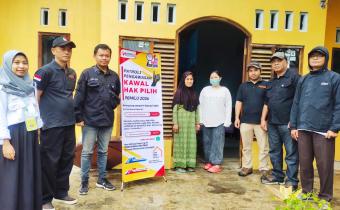 Gerimis Temani Pengawas Pemilu Patroli Pengawasan di Wilayah Rawan Longsor