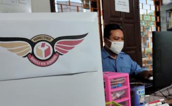 Jajaran Pengawas Pemilu di Kabupaten Semarang Melakukan Patroli di Dunia Maya.