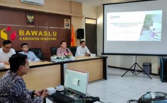 Bawaslu Kabupaten Semarang Kolaborasi Pengawasan Bersama Media