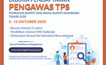 Pembentukan Pengawas TPS Pada PILBUP Semarang Tahun 2020