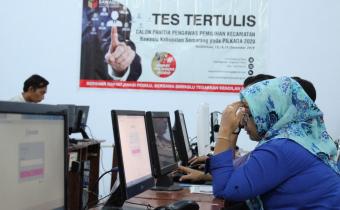 Hujan Lebat Tak Menghalangi Tes Tertulis Dan Tes Wawancara Rekrutmen Panwascam