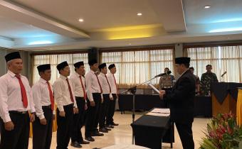 PELANTIKAN PANWASLU KELURAHAN/DESA SE-KECAMATAN BANDUNGAN  UNTUK PEMILIHAN TAHUN 2024