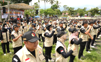 Peserta Apel Siaga Bawaslu Kabupaten Semarang