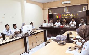 Suasana kegiatan peningkatan kapasitas SDM Bawaslu Kabupaten Semarang, Rabu (16/7/2025)