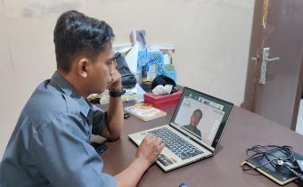 Bawaslu Kabupaten Semarang Ikuti Zoom Meeting Literasi Pojok Pengawasan Bahas Efektivitas Saka Adhyasta