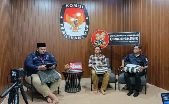 Kegiatan Podcast Democreasyik KPU Kabupaten Semarang, Selasa 5 Agustus 2025