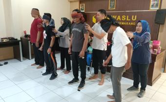 Kegiatan Perlombaan Menyambut Hari Kemerdekaan Indonesia ke-80 di Kantor Bawaslu Kabupaten Semarang