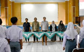 Kegiatan Bawaslu Goes to School di SMA N 1 Ungaran, Selasa 12 Agustus 2025
