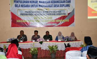 Kegiatan Pembinaan Desa Anti Politik Uang di Desa Doplang, Kecamatan Bawen Kabupaten Semarang, Selasa 2 September 2025