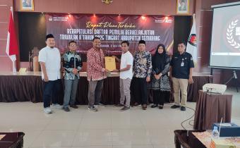 Pengawasan Rapat Pleno Terbuka Rekapitulasi DPB Triwulan II Tahun 2025, Rabu 2 Juli 2025