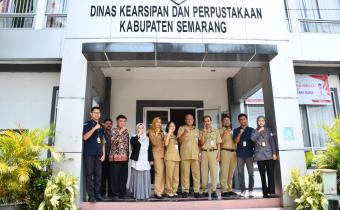 Audiensi Bawaslu Kabupaten Semarang ke Dinas Kearsipan dan Perpustakaan Kabupaten Semarang, Selasa 21 Oktober 2025