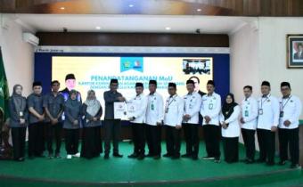 Bawaslu Kabupaten Semarang dan Kemenag Kabupaten Semarang sepakat jalin kerjasama melalui Nota Kesepahaman