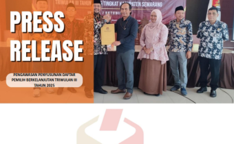 Press Release Pengawasan Penyusunan DPB Triwulan III Tahun 2025