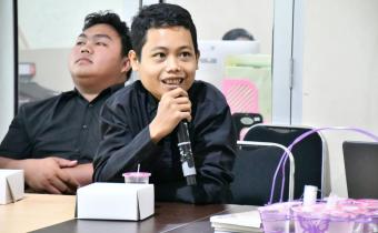 Ketua Perisai Demokrasi Bangsa Kabupaten Semarang, Edi.