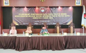 pemutakhiran data partai politik