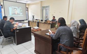 Bawaslu kabupaten Semarang Mengikuti Zoom Meeting Selasa Menyapa