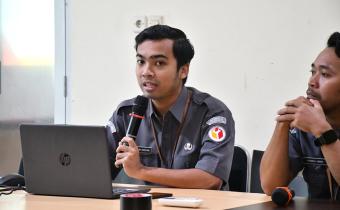 Kegiatan Pendidikan Pengawas Partisipatif (P2P) Magang pada 10 Februari 2026 menghadirkan narasumber Staf Sub Bagian Pengawasan Pemilu dan Humas, Noor M. Nasyar.