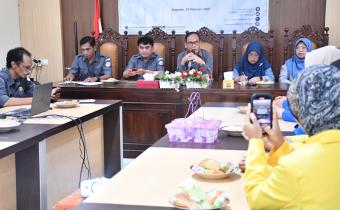 Konsolidasi Demokrasi dengan Mahasiswa dan Pers di Aula Bawaslu Kabupaten Semarang, Selasa 10 Februari 2026