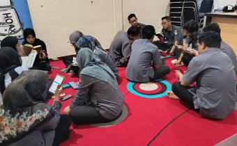 Suasana Tadaruz Al-Qur’an kegiatan pembacaan ayat suci Al-Qur’an secara bersama pada 24 Februari 2026.