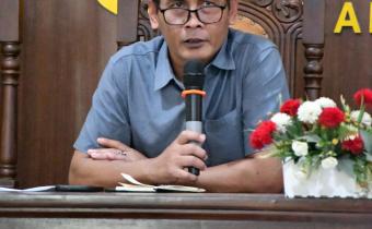 Ketua Bawaslu Kabupaten Semarang, Agus Riyanto sampaikan fokus kinerja bulan April 2026 pada Rapat Mingguan 31 Maret 2026.