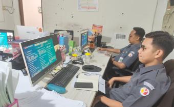 Kasubbag P3SP2H Bawaslu Kabupaten Semarang mengikuti Zoom Meeting 