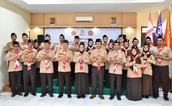 Foto Kegiatan Pelantikan dan Pengukuhan Majelis Pembimbing dan Pinsaka Adhiyasta Pemilu Kwarcab Gerakan Pramuka Semarang Masa Bakti 2026-2031, Selasa 12 Mei 2026