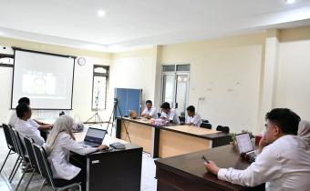 Jajaran Bawaslu Kabupaten Semarang mengikuti Rapat Koordinasi Persiapan Penyusunan Indikator Kinerja Utama (IKU) Pengawas Pemilu Tahun 2026 yang diselenggarakan oleh Bawaslu Provinsi Jawa Tengah secara daring, Rabu (10/6/2026).