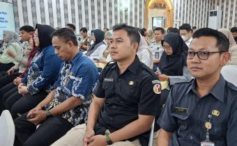 Operator SAKTI Bawaslu Kabupaten Semarang, Abdul Rosyid Machasin (pertama kanan), mengikuti Bimbingan Teknis dan Sosialisasi Pengelolaan Pelaksanaan Anggaran Semester I Tahun 2026 yang diselenggarakan oleh KPPN Semarang I di Aula KPPN Semarang I, Selasa (23/6/2026).