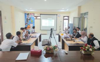 Rapat Sistem Pengendalian Intern Pemerintah (SPIP) yang diikuti oleh anggota Satgas SPIP Bawaslu Kabupaten Semarang, Rabu (24/6/2026).